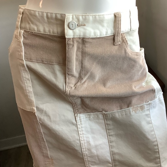 Pilcro and the Letter Press Patchwork Mini Skirt - Picture 3 of 6